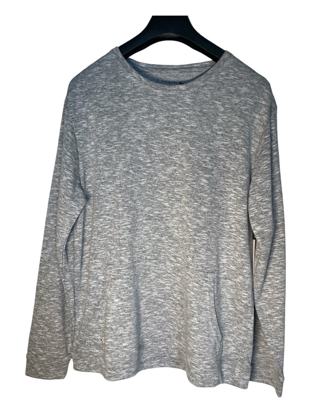 Lacoste Lacoste Women’s Heather Grey Lounge/Sleepwear Sweatshirt sz L